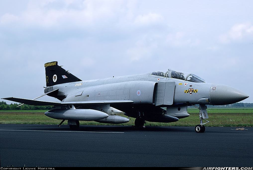 UK - Air Force McDonnell Douglas Phantom FGR2 (F-4M) XV490 at Enschede - Twenthe (ENS / EHTW), Netherlands