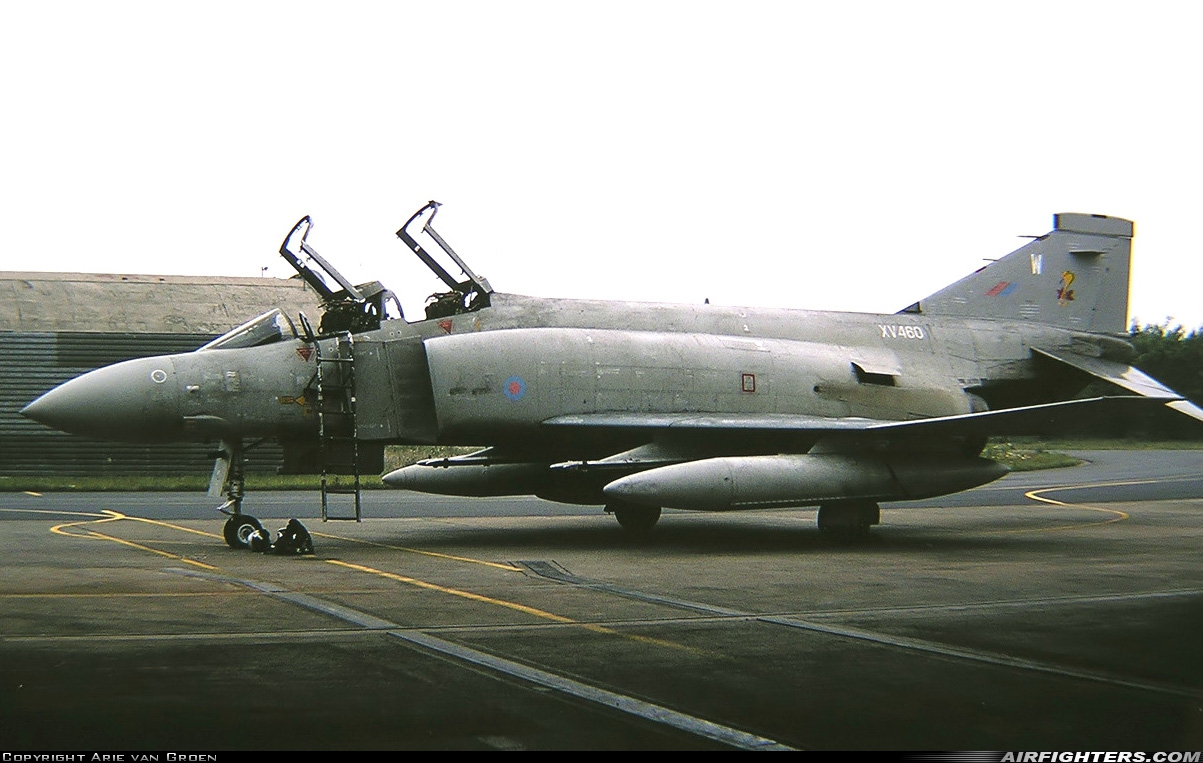 UK - Air Force McDonnell Douglas Phantom FGR2 (F-4M) XV460 at Utrecht - Soesterberg (UTC / EHSB), Netherlands