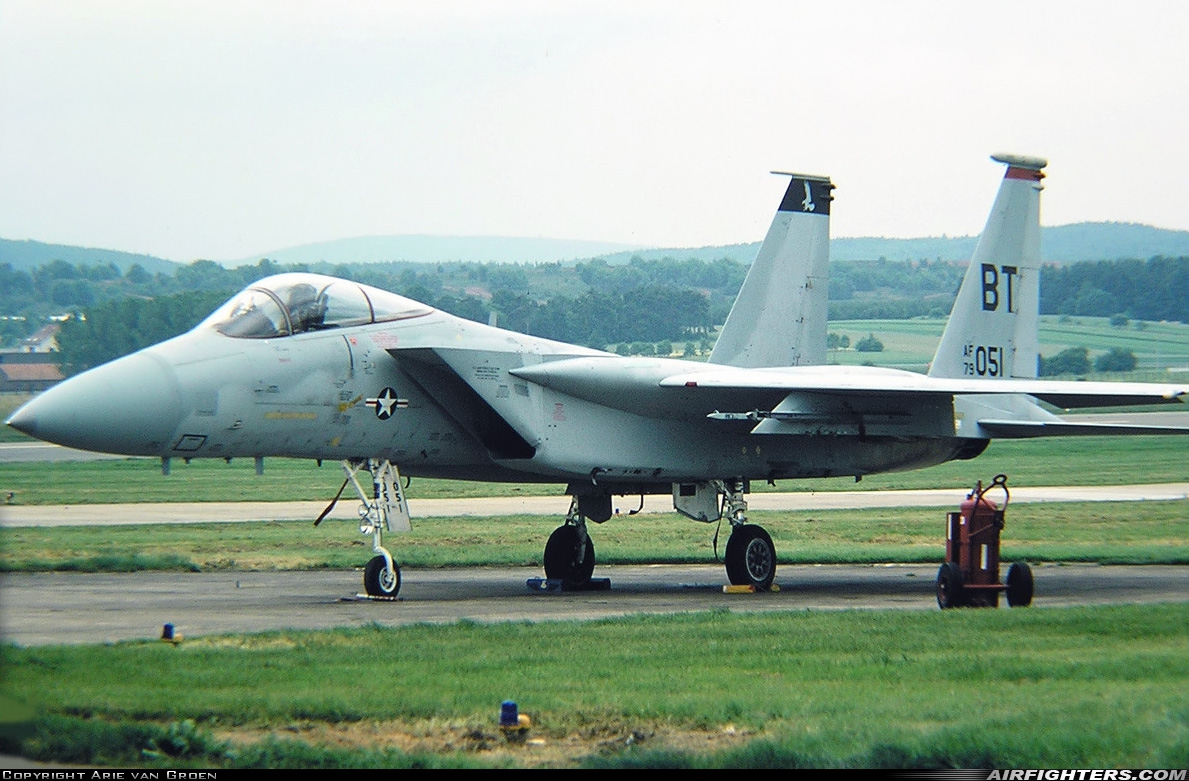 USA - Air Force McDonnell Douglas F-15C Eagle 79-0051 at Sembach (SEX / ETAS), Germany
