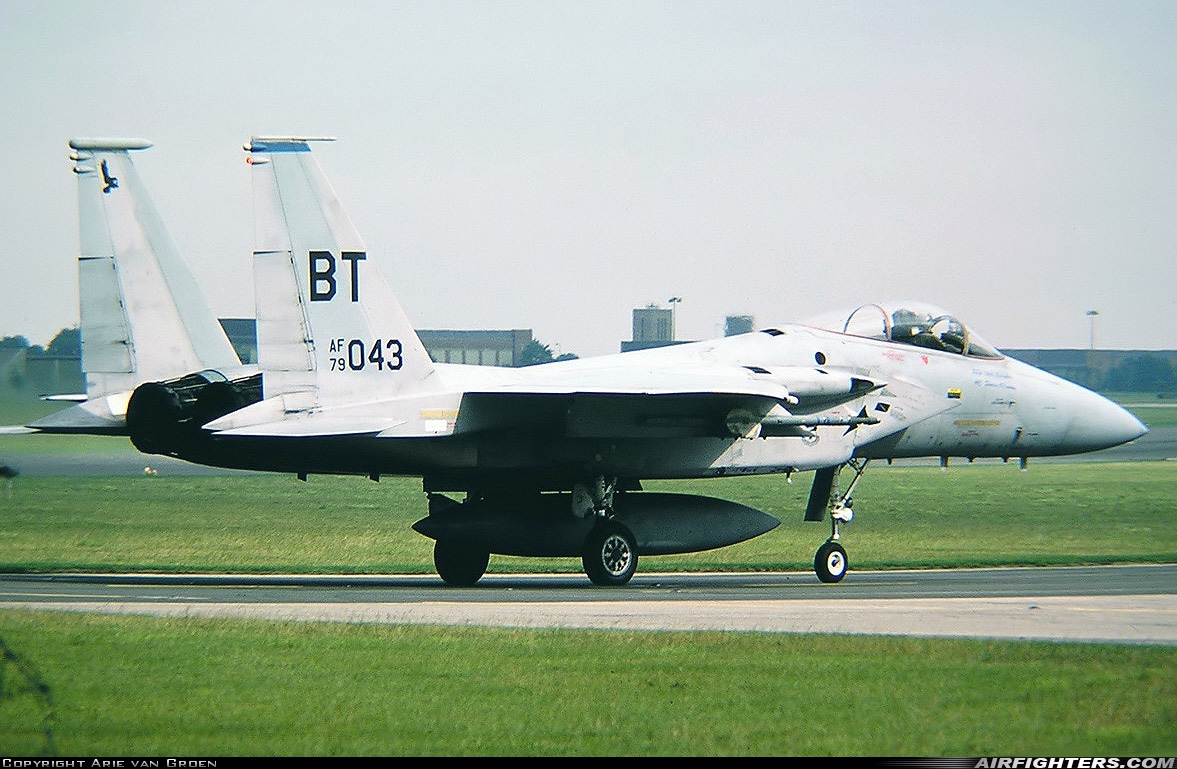 USA - Air Force McDonnell Douglas F-15C Eagle 79-0043 at Waddington (WTN / EGXW), UK