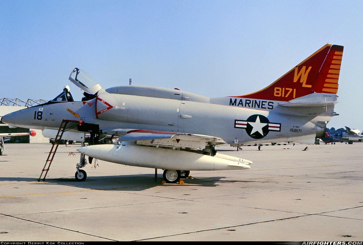 USA - Marines Douglas A-4M Skyhawk 158171 at Pensacola - NAS / Forrest Sherman Field (NPA / KNPA), USA