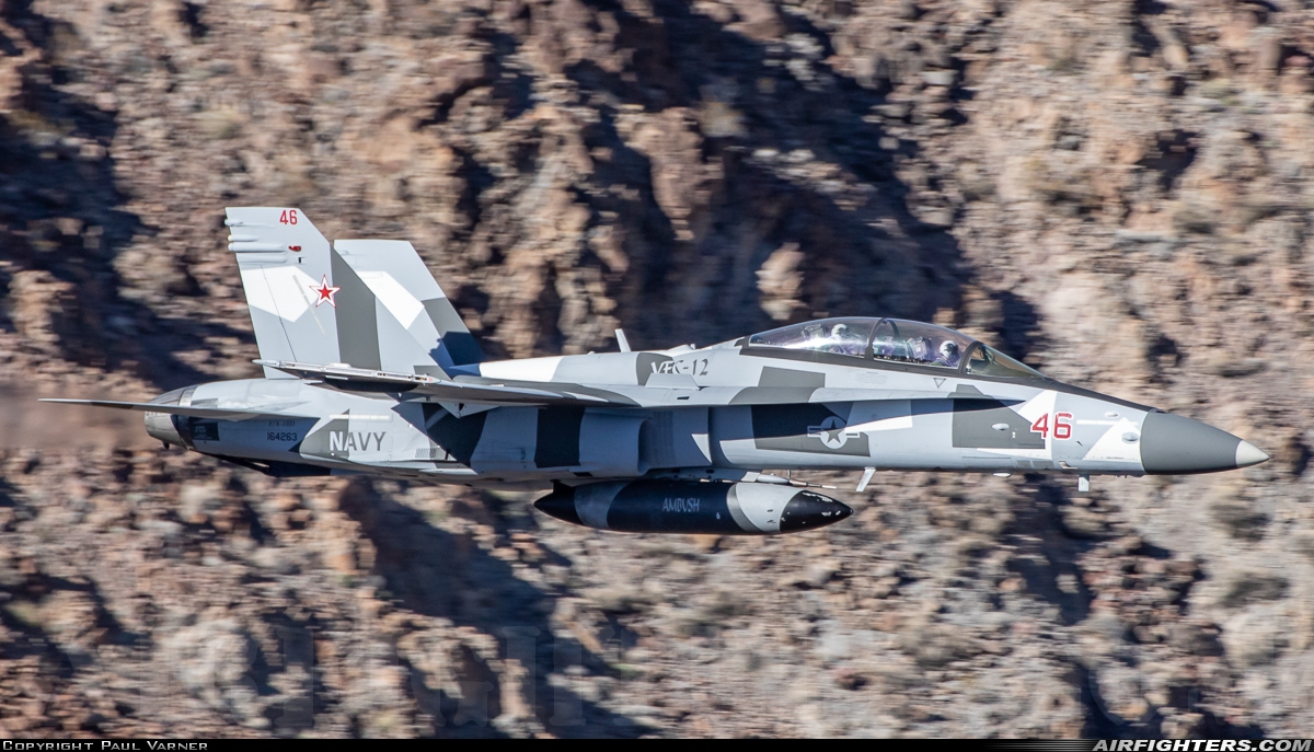 USA - Navy McDonnell Douglas F/A-18D Hornet 164263 at Off-Airport - Rainbow Canyon area, USA