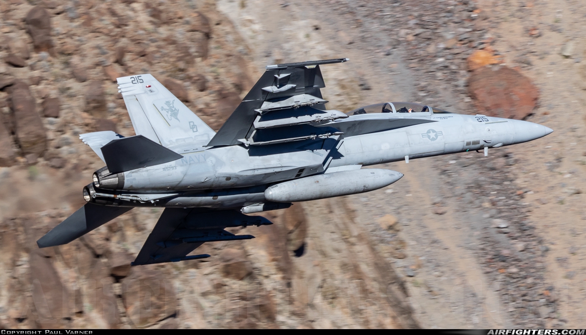 USA - Navy Boeing F/A-18F Super Hornet 165793 at Off-Airport - Rainbow Canyon area, USA