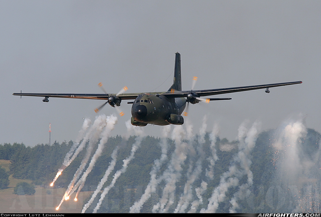 Germany - Air Force Transport Allianz C-160D 50+38 at Off-Airport - Heuberg Range, Germany