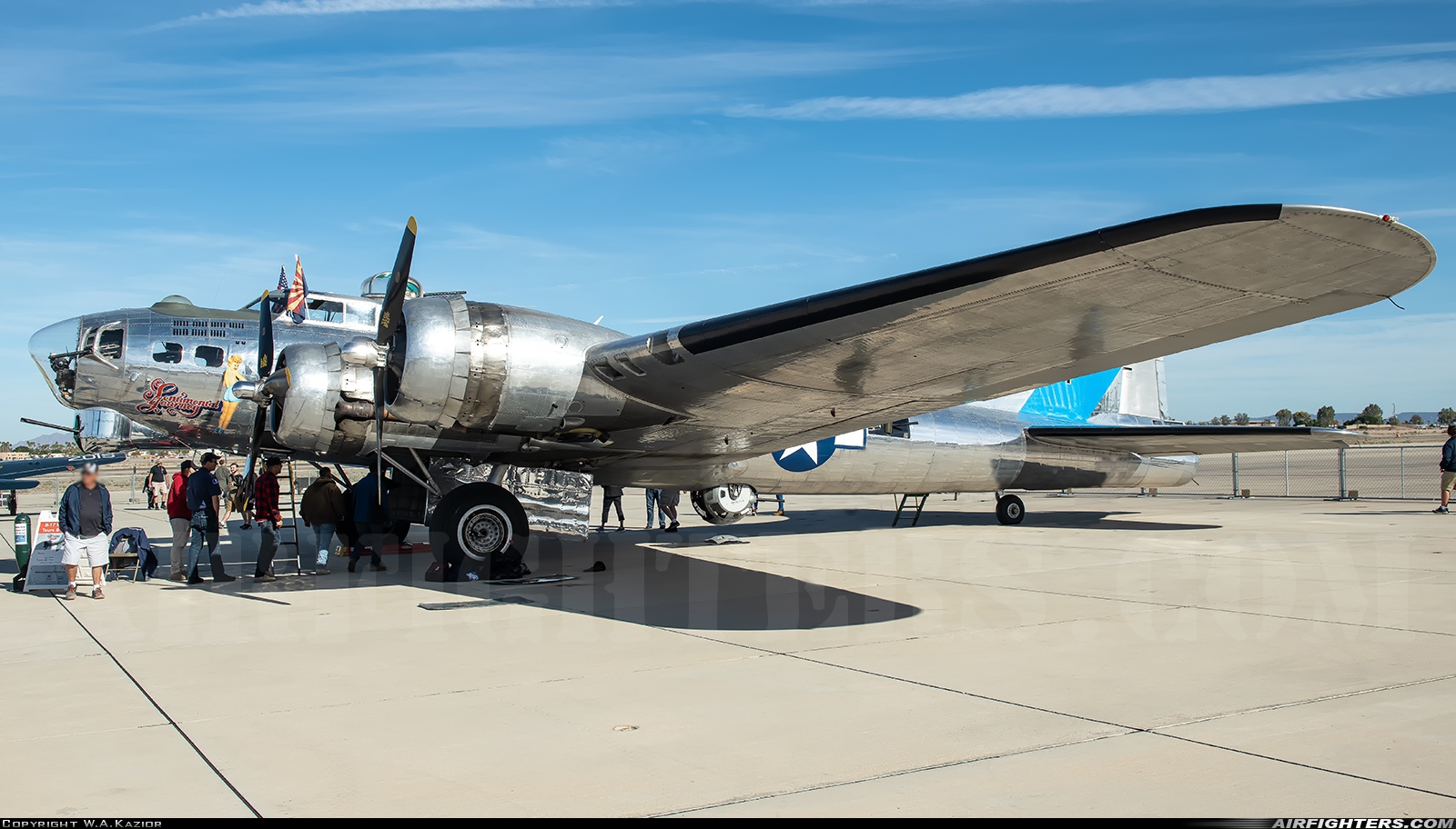 Private - Commemorative Air Force Boeing B-17G Flying Fortress (299P) N9323Z at Yuma - MCAS / Int. (NYL / KNYL), USA