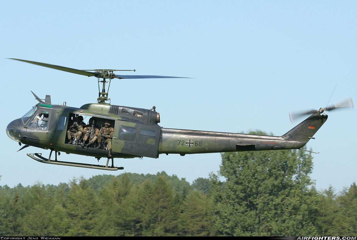 Germany - Army Bell UH-1D Iroquois (205) 72+68 at Buckeburg (- Achum) (ETHB), Germany