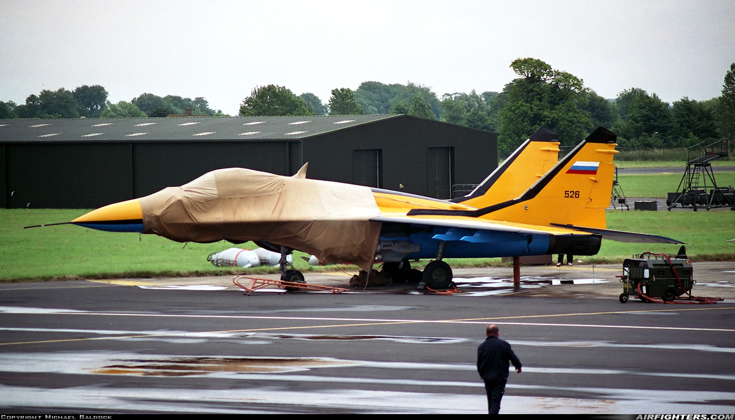 Russia - Air Force Mikoyan-Gurevich MiG-29S (9.13)  at Fairford (FFD / EGVA), UK