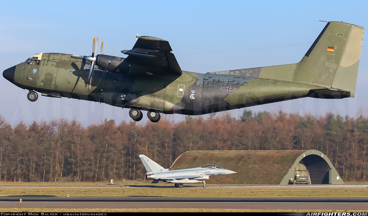 Germany - Air Force Transport Allianz C-160D 50+51 at Wittmundhafen (Wittmund) (ETNT), Germany