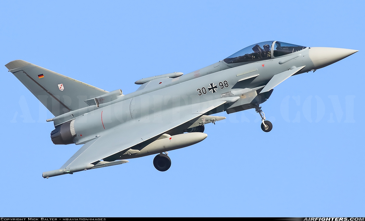 Germany - Air Force Eurofighter EF-2000 Typhoon S 30+98 at Norvenich (ETNN), Germany