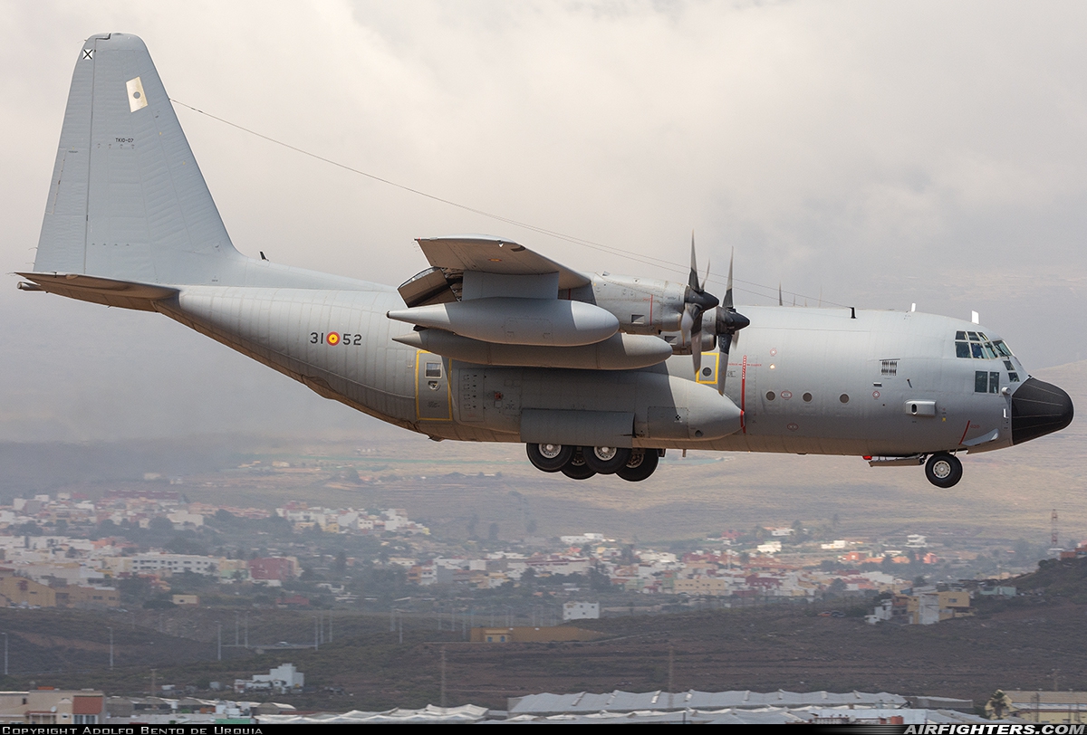 Spain - Air Force Lockheed KC-130H Hercules (L-382) TK.10-07 at Gran Canaria (- Las Palmas / Gando) (LPA / GCLP), Spain
