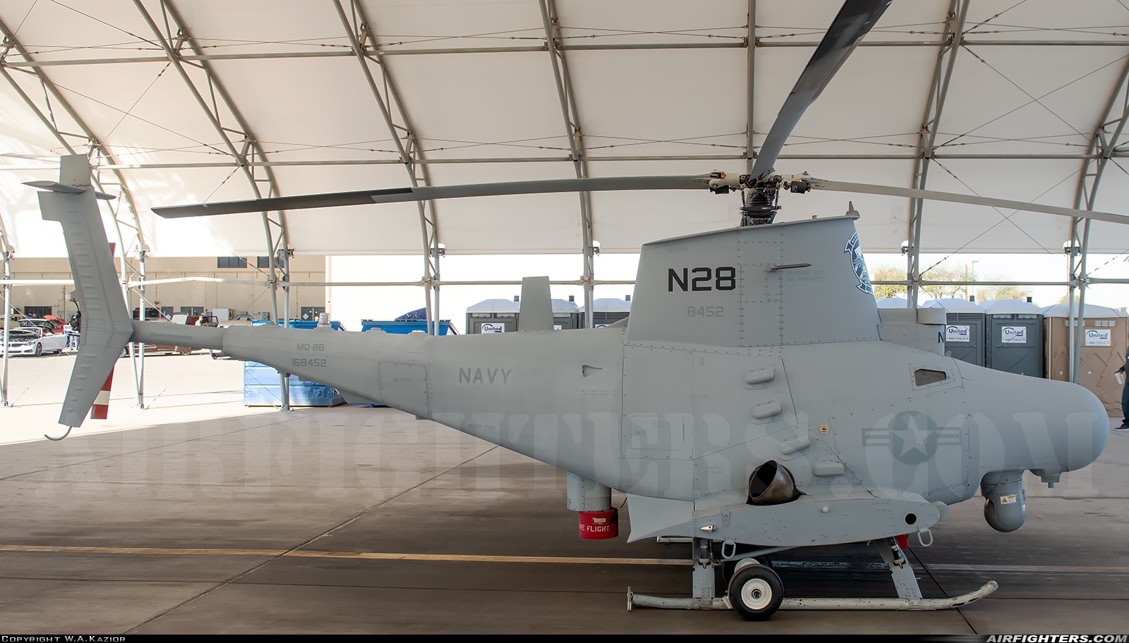 USA - Navy Northrop Grumman MQ-8B Fire Scout 168452 at El Centro - NAF (NJK / KNJK), USA