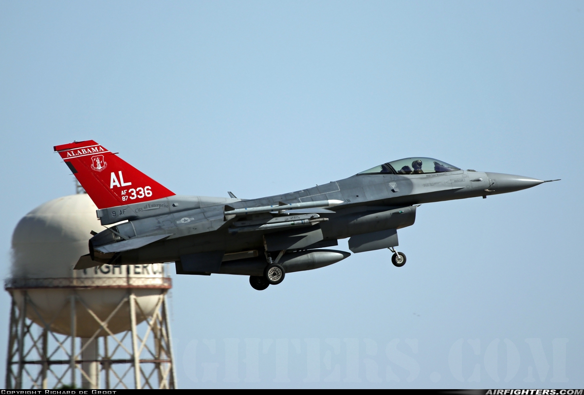 USA - Air Force General Dynamics F-16C Fighting Falcon 87-0336 at Glendale (Phoenix) - Luke AFB (LUF / KLUF), USA