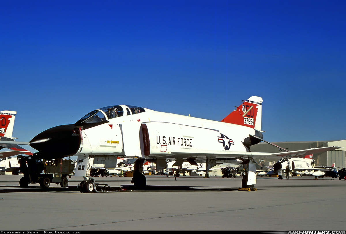 USA - Air Force McDonnell Douglas NF-4C Phantom II 63-7654 at Edwards - AFB (EDW / KEDW), USA