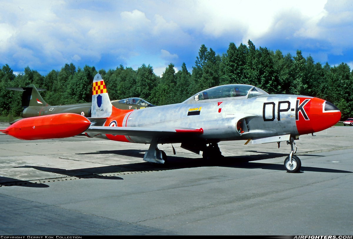 Norway - Air Force Lockheed T-33A Shooting Star 51-17546 at Oslo - Gardermoen (OSL / ENGM), Norway