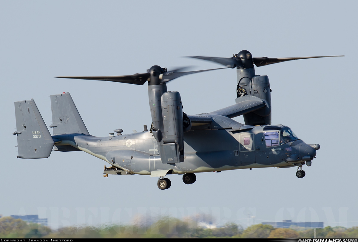 USA - Air Force Bell / Boeing CV-22B Osprey 14-0073 at Dallas - Love Field (DAL / KDAL), USA