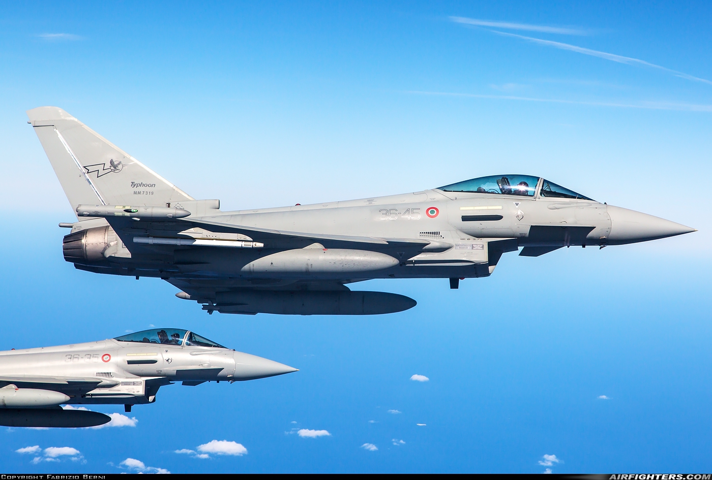 Italy - Air Force Eurofighter F-2000A Typhoon (EF-2000S) MM7319 at In Flight, Italy