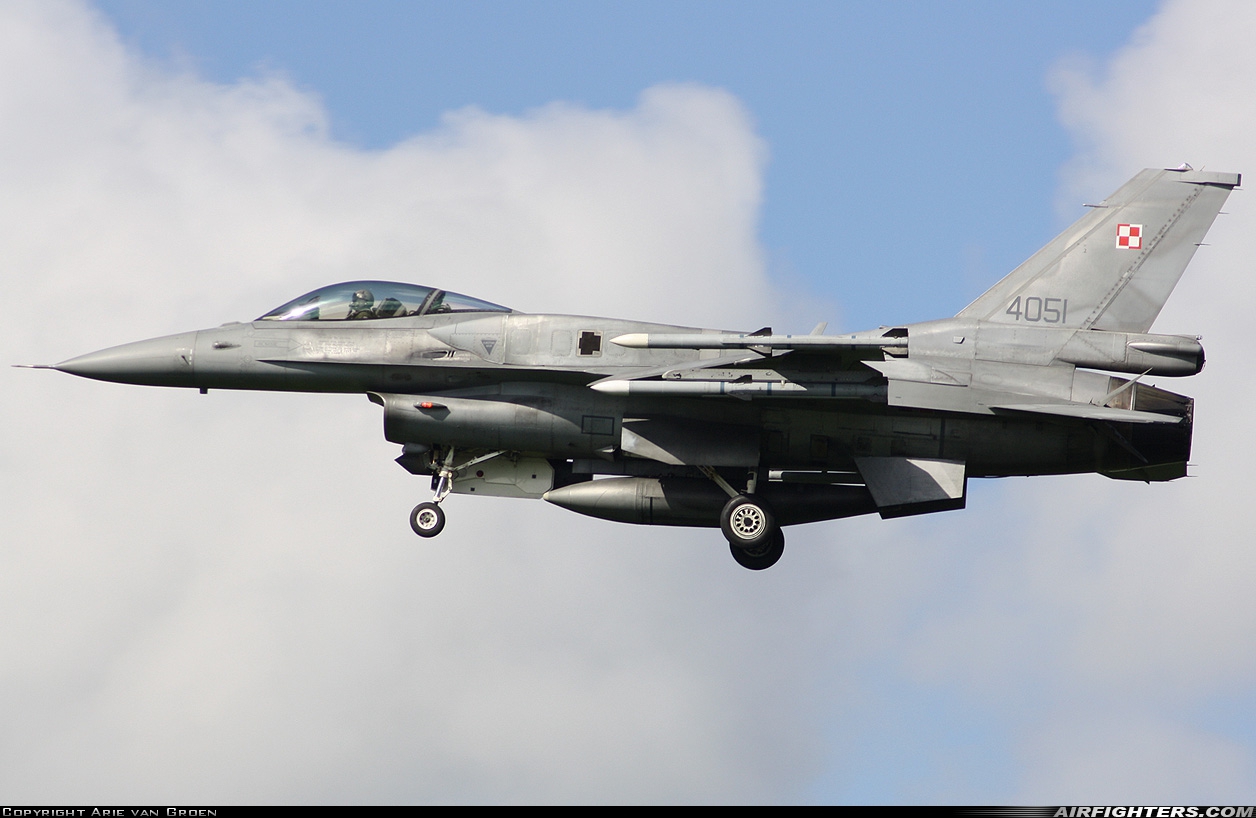 Poland - Air Force General Dynamics F-16C Fighting Falcon 4051 at Leeuwarden (LWR / EHLW), Netherlands