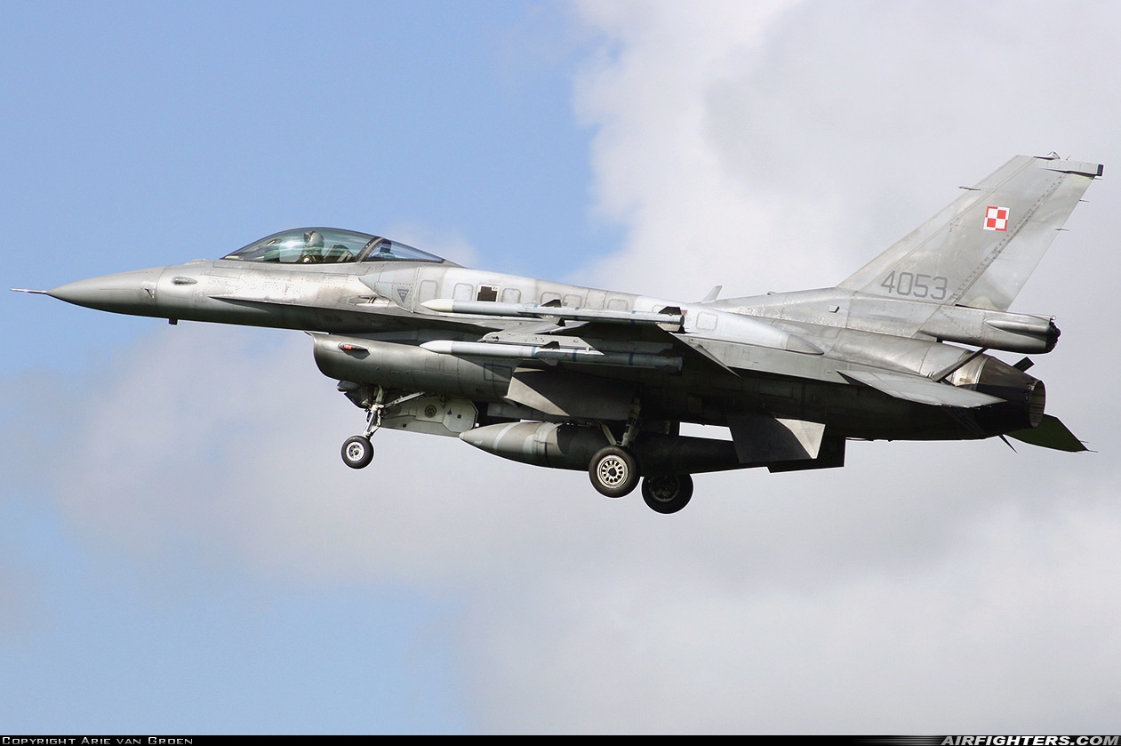 Poland - Air Force General Dynamics F-16C Fighting Falcon 4053 at Leeuwarden (LWR / EHLW), Netherlands