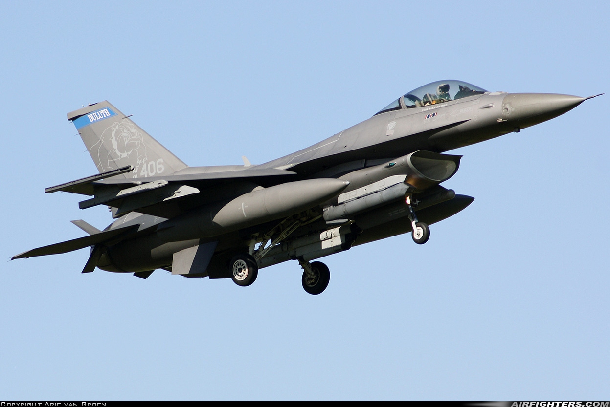 USA - Air Force General Dynamics F-16C Fighting Falcon 91-0406 at Leeuwarden (LWR / EHLW), Netherlands