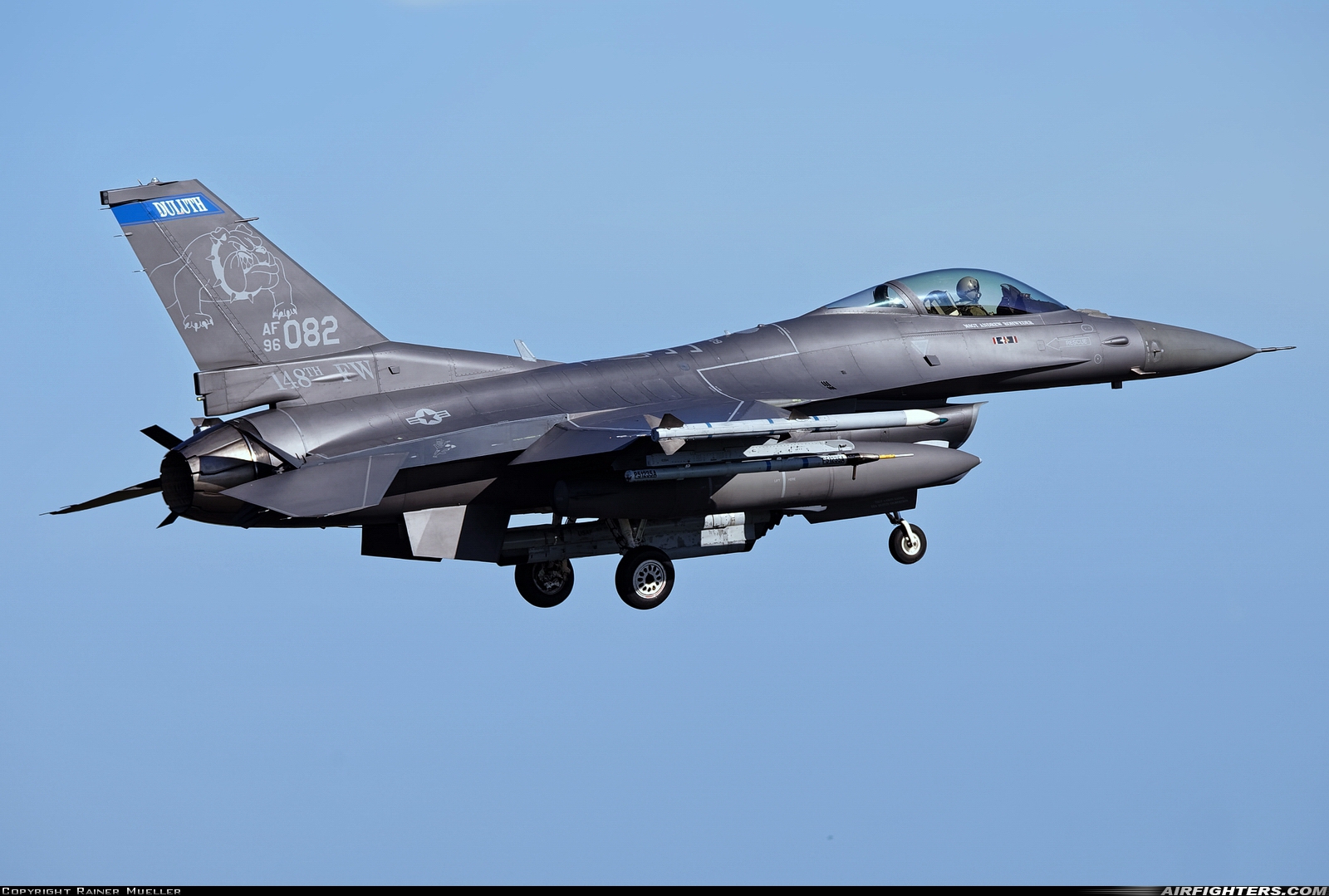 USA - Air Force General Dynamics F-16C Fighting Falcon 96-0082 at Leeuwarden (LWR / EHLW), Netherlands