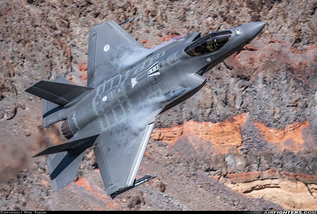Netherlands - Air Force Lockheed Martin F-35A Lightning II F-001 at Off-Airport - Rainbow Canyon area, USA