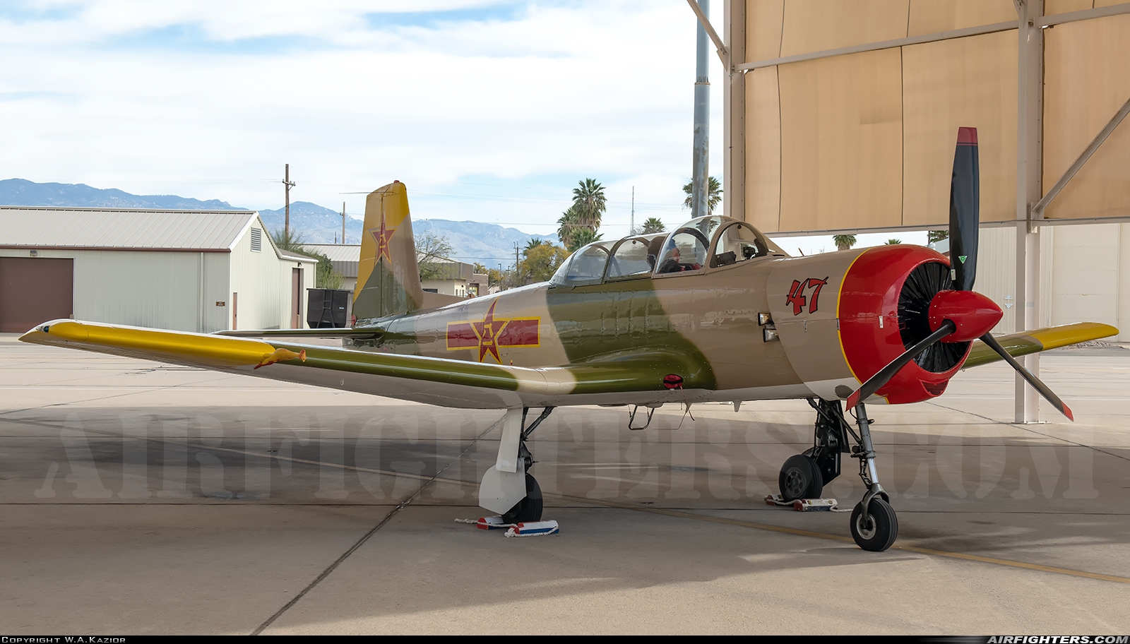 Private Nanchang CJ-6 N2184Z at Tucson - Davis-Monthan AFB (DMA / KDMA), USA