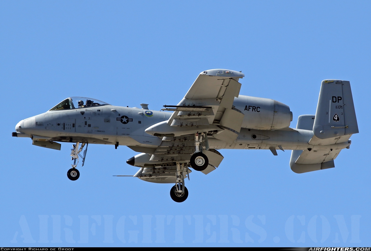 USA - Air Force Fairchild A-10A Thunderbolt II 80-0171 at Tucson - Davis-Monthan AFB (DMA / KDMA), USA