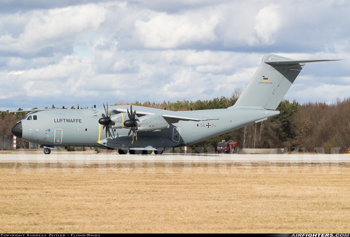 Germany - Air Force Airbus A400M-180 Atlas 54+24 at Ingolstadt - Manching (ETSI), Germany