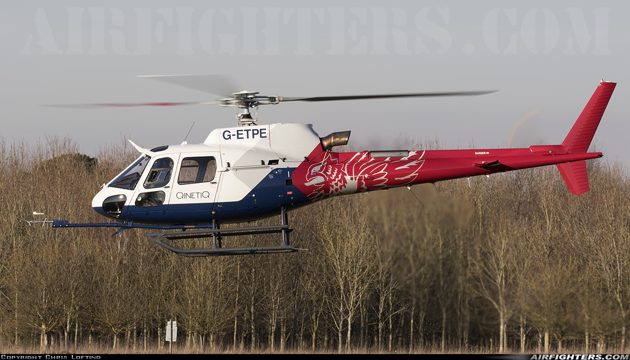 Company Owned - QinetiQ Aerospatiale AS-350B3 Ecureuil G-ETPE at Off-Airport - Salisbury Plain, UK