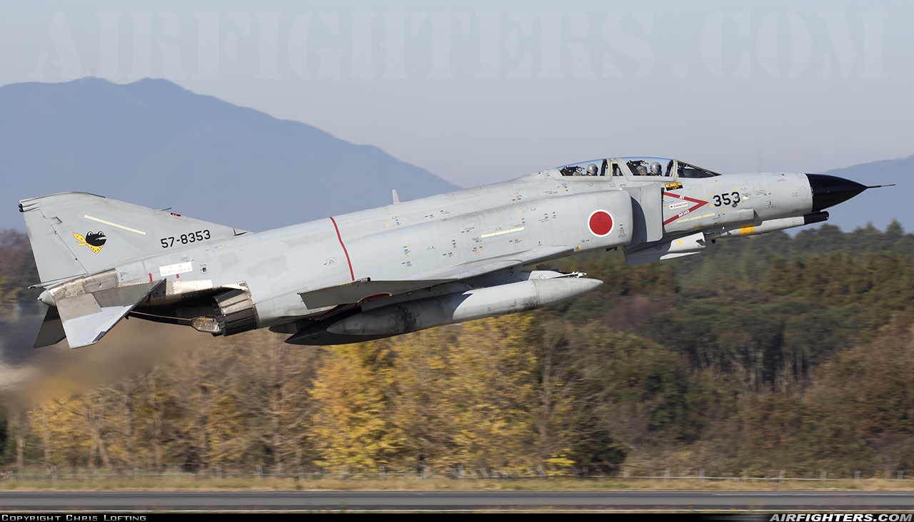 Japan - Air Force McDonnell Douglas F-4EJ-KAI Phantom II 57-8353 at Hyakuri (RJAH), Japan