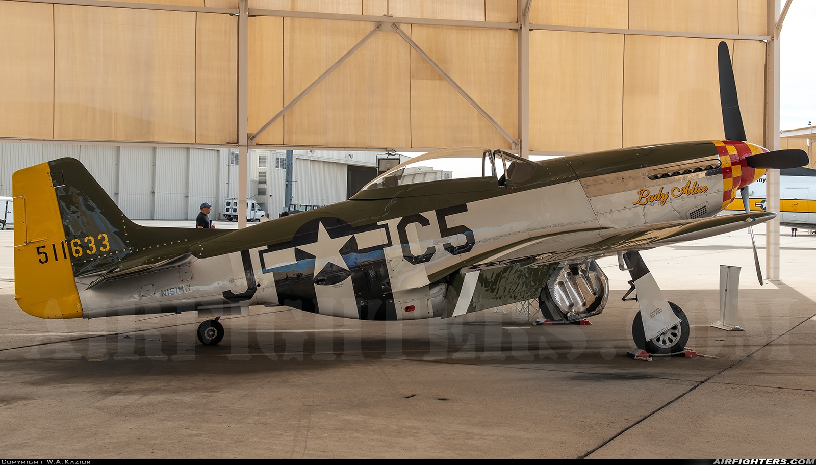Private North American P-51D Mustang N151MW at Tucson - Davis-Monthan AFB (DMA / KDMA), USA