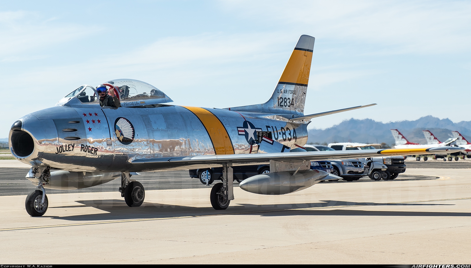 Private - Planes of Fame Air Museum North American F-86F Sabre NX186AM at Tucson - Davis-Monthan AFB (DMA / KDMA), USA