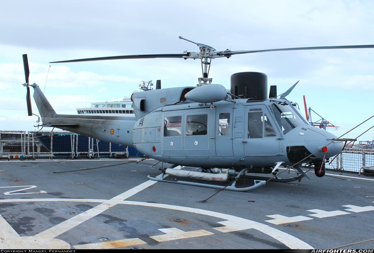 Spain - Navy Agusta-Bell AB-212ASW HA.18-14 at Off-Airport - Malaga - Puerto, Spain