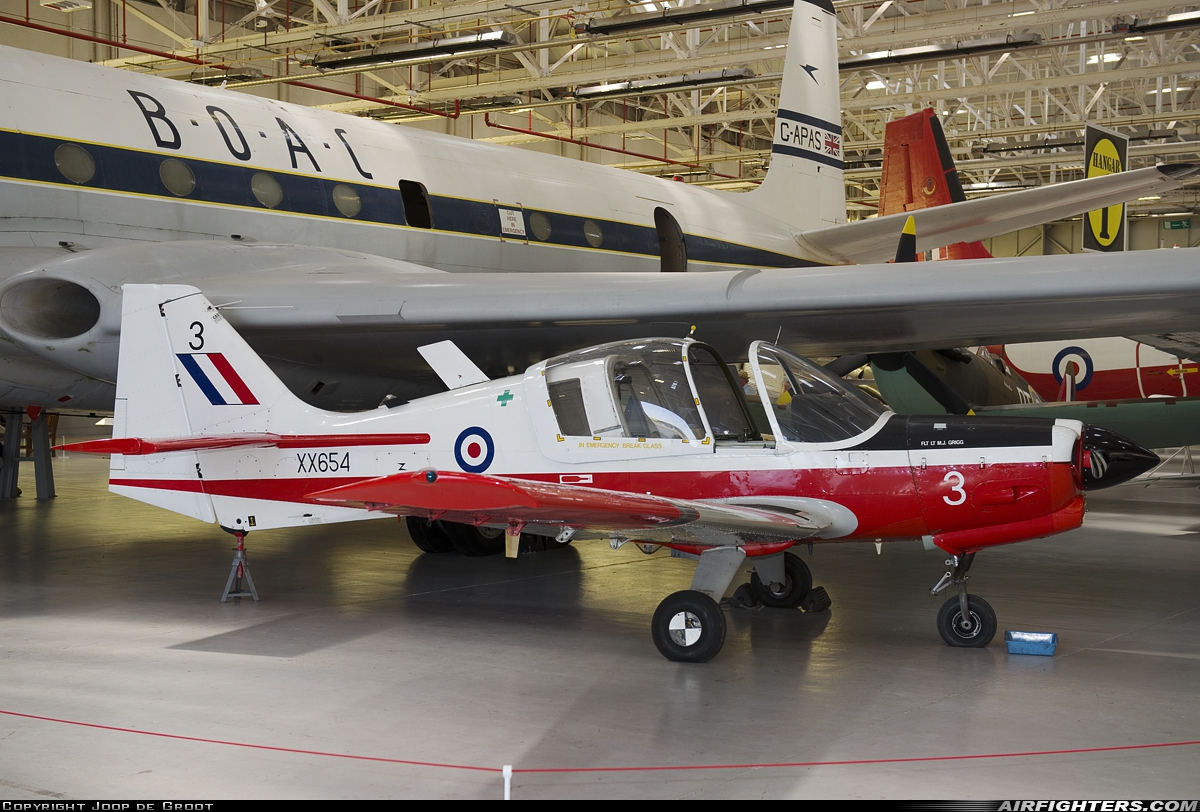 UK - Air Force Scottish Aviation Bulldog T1 XX654 at Cosford (EGWC), UK
