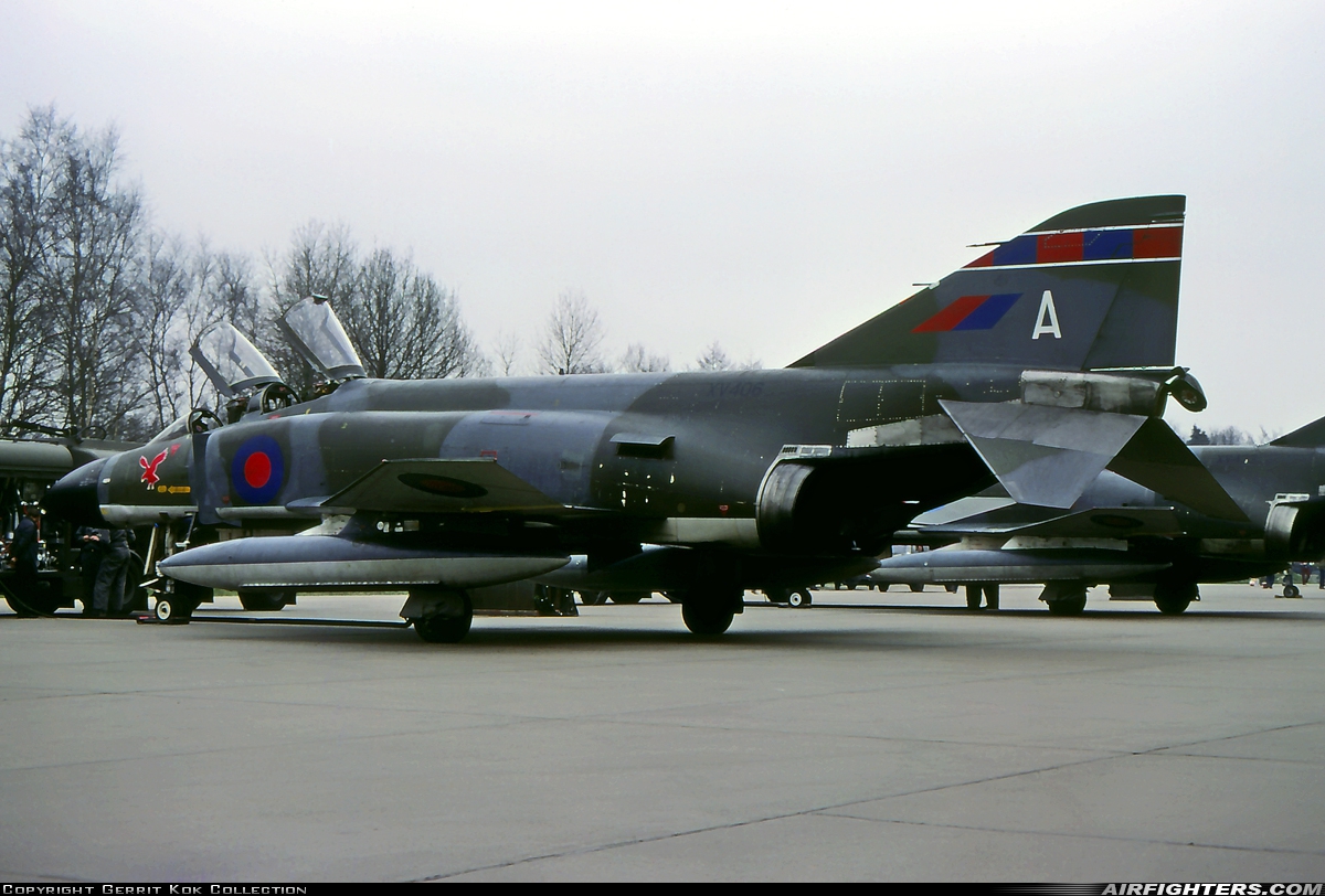UK - Air Force McDonnell Douglas Phantom FGR2 (F-4M) XV406 at Enschede - Twenthe (ENS / EHTW), Netherlands