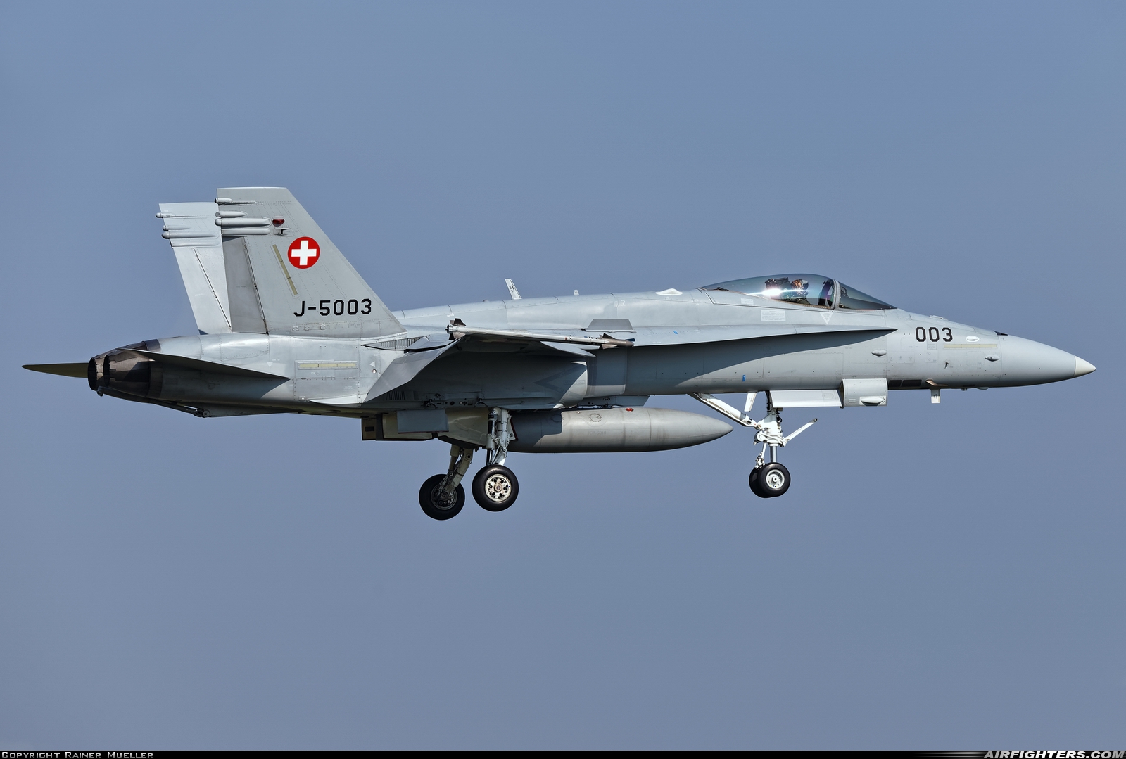 Switzerland - Air Force McDonnell Douglas F/A-18C Hornet J-5003 at Leeuwarden (LWR / EHLW), Netherlands