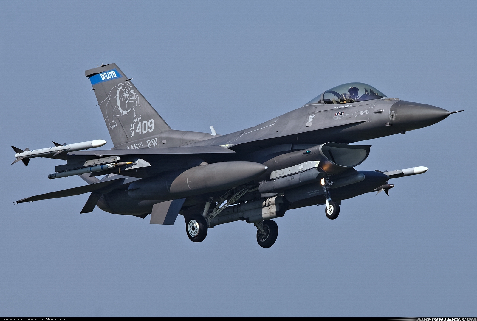 USA - Air Force General Dynamics F-16C Fighting Falcon 91-0409 at Leeuwarden (LWR / EHLW), Netherlands