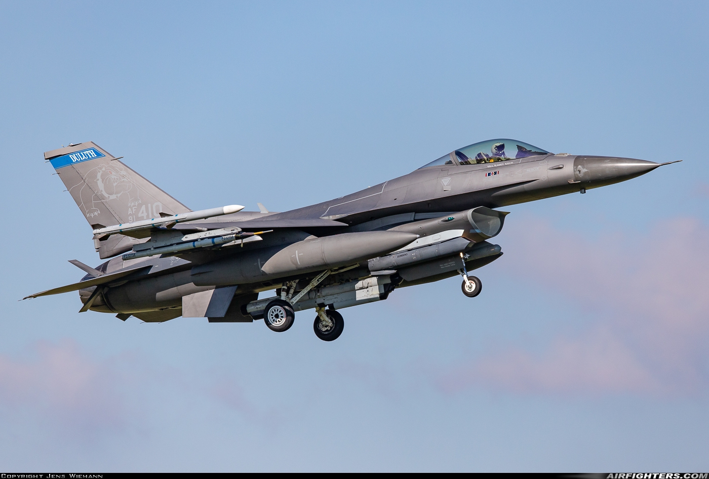 USA - Air Force General Dynamics F-16C Fighting Falcon 91-0410 at Leeuwarden (LWR / EHLW), Netherlands
