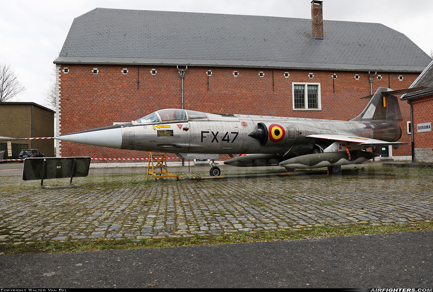 Belgium - Air Force Lockheed F-104G Starfighter FX47 at Beauvechain (EBBE), Belgium