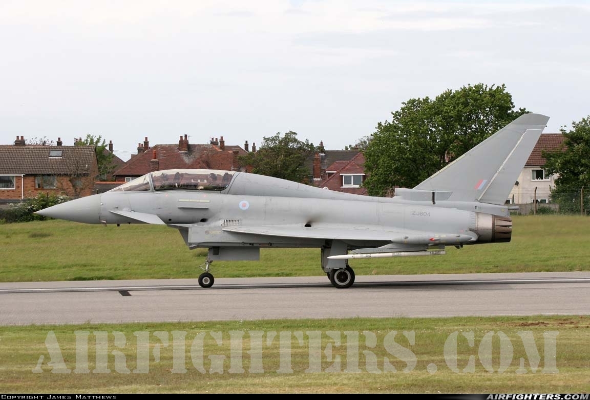 Company Owned - BAe Systems Eurofighter Typhoon T1 ZJ804 at Warton (EGNO), UK
