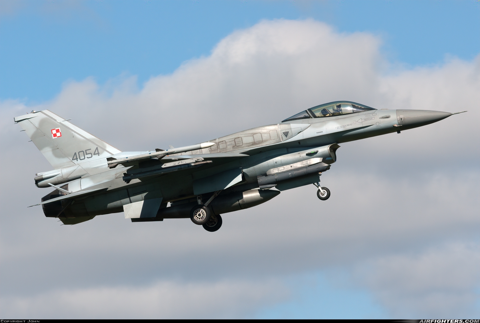 Poland General Dynamics F-16C Fighting Falcon 4054 at Leeuwarden (LWR / EHLW), Netherlands