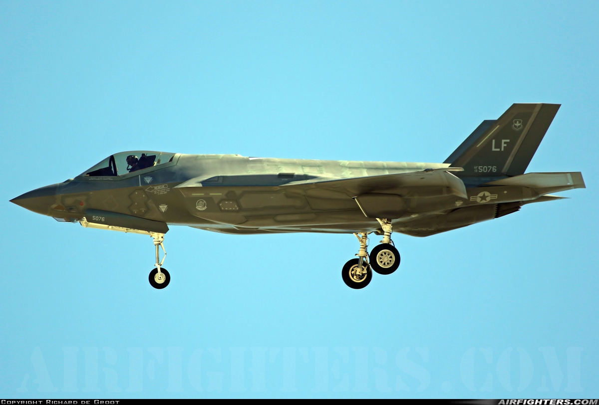 USA - Air Force Lockheed Martin F-35A Lightning II 13-5076 at Las Vegas - Nellis AFB (LSV / KLSV), USA