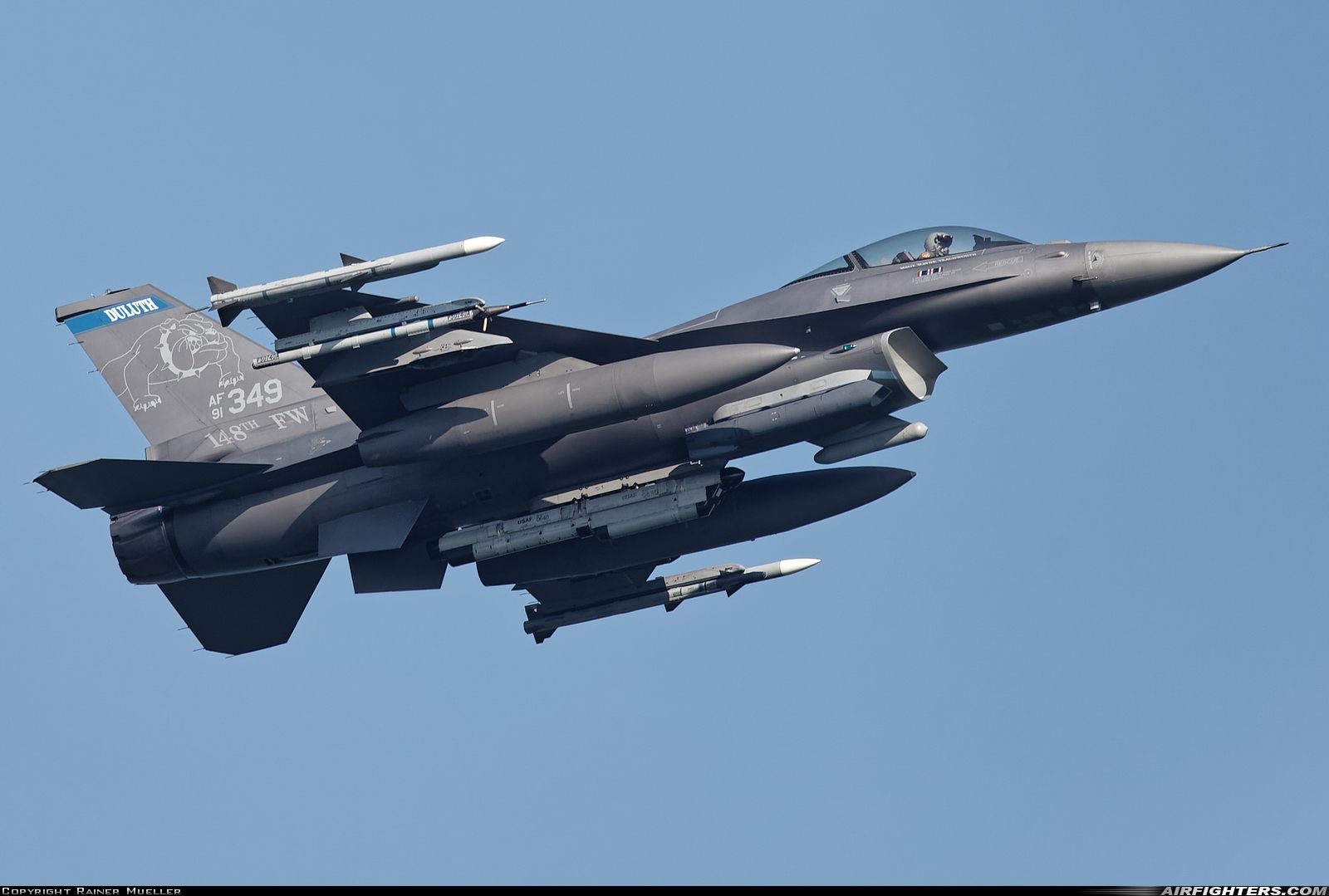 USA - Air Force General Dynamics F-16C Fighting Falcon 91-0349 at Leeuwarden (LWR / EHLW), Netherlands