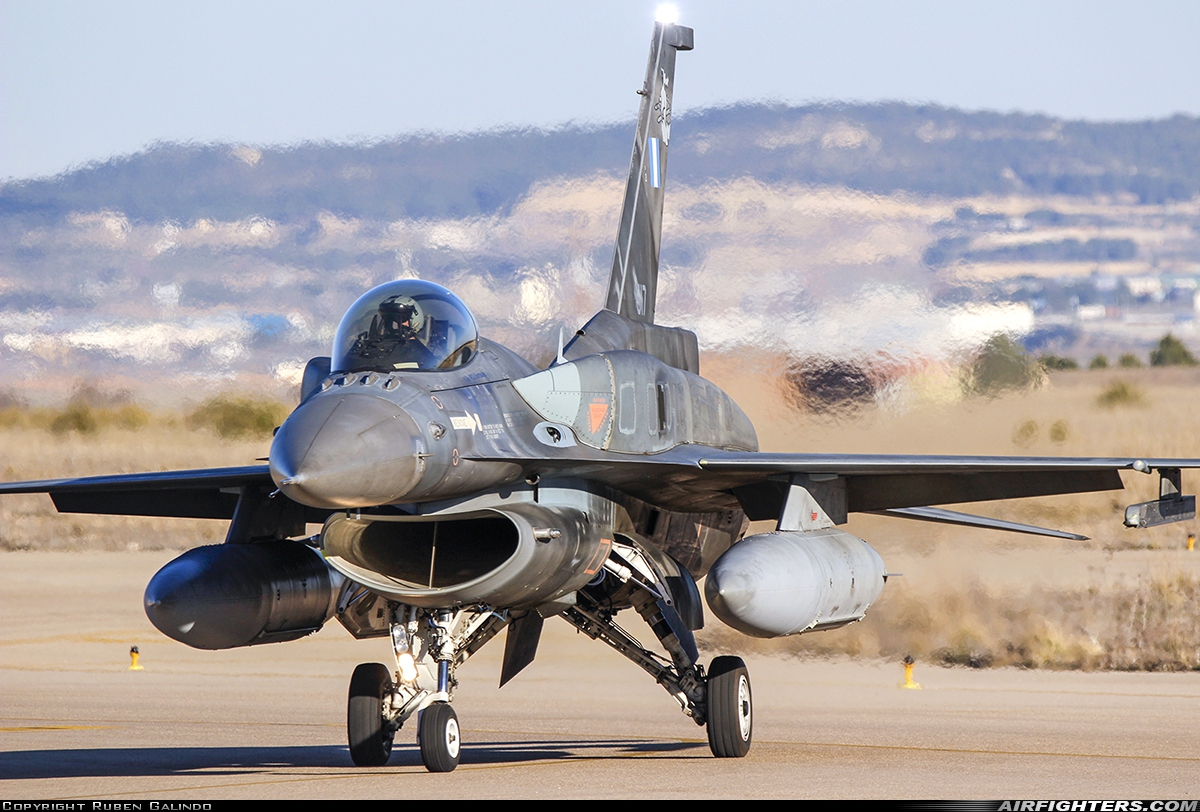 Greece - Air Force General Dynamics F-16C Fighting Falcon 517 at Albacete (- Los Llanos) (LEAB), Spain