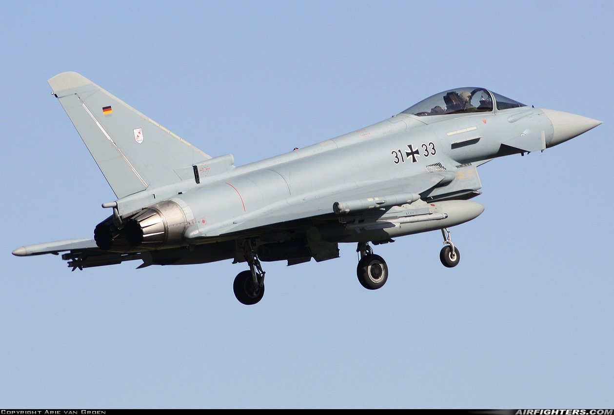 Germany - Air Force Eurofighter EF-2000 Typhoon S 31+33 at Leeuwarden (LWR / EHLW), Netherlands