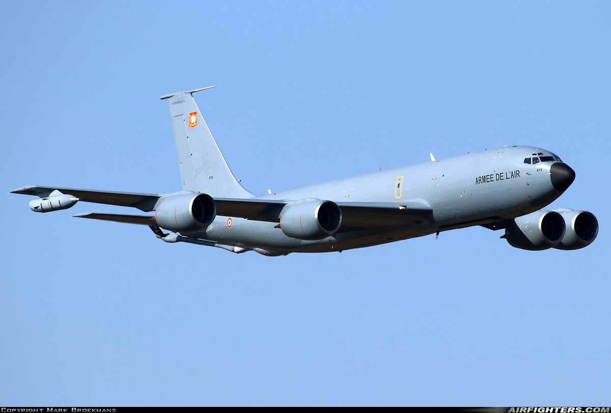 France - Air Force Boeing C-135FR Stratotanker (717-164) 474 at Eindhoven (- Welschap) (EIN / EHEH), Netherlands