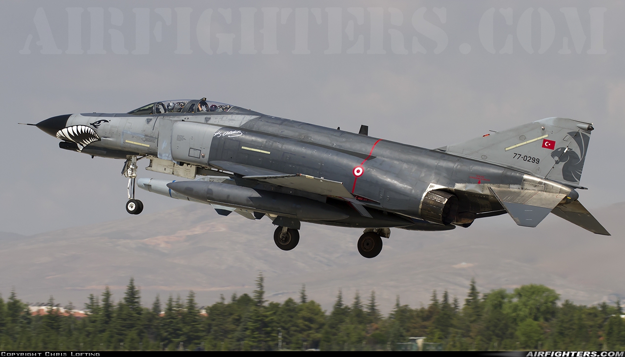 Türkiye - Air Force McDonnell Douglas F-4E-2020 Terminator 77-0299 at Konya (KYA / LTAN), Türkiye
