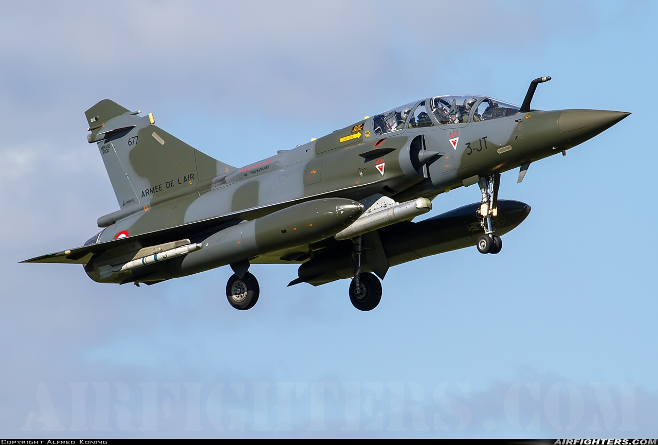 France - Air Force Dassault Mirage 2000D 677 at Leeuwarden (LWR / EHLW), Netherlands