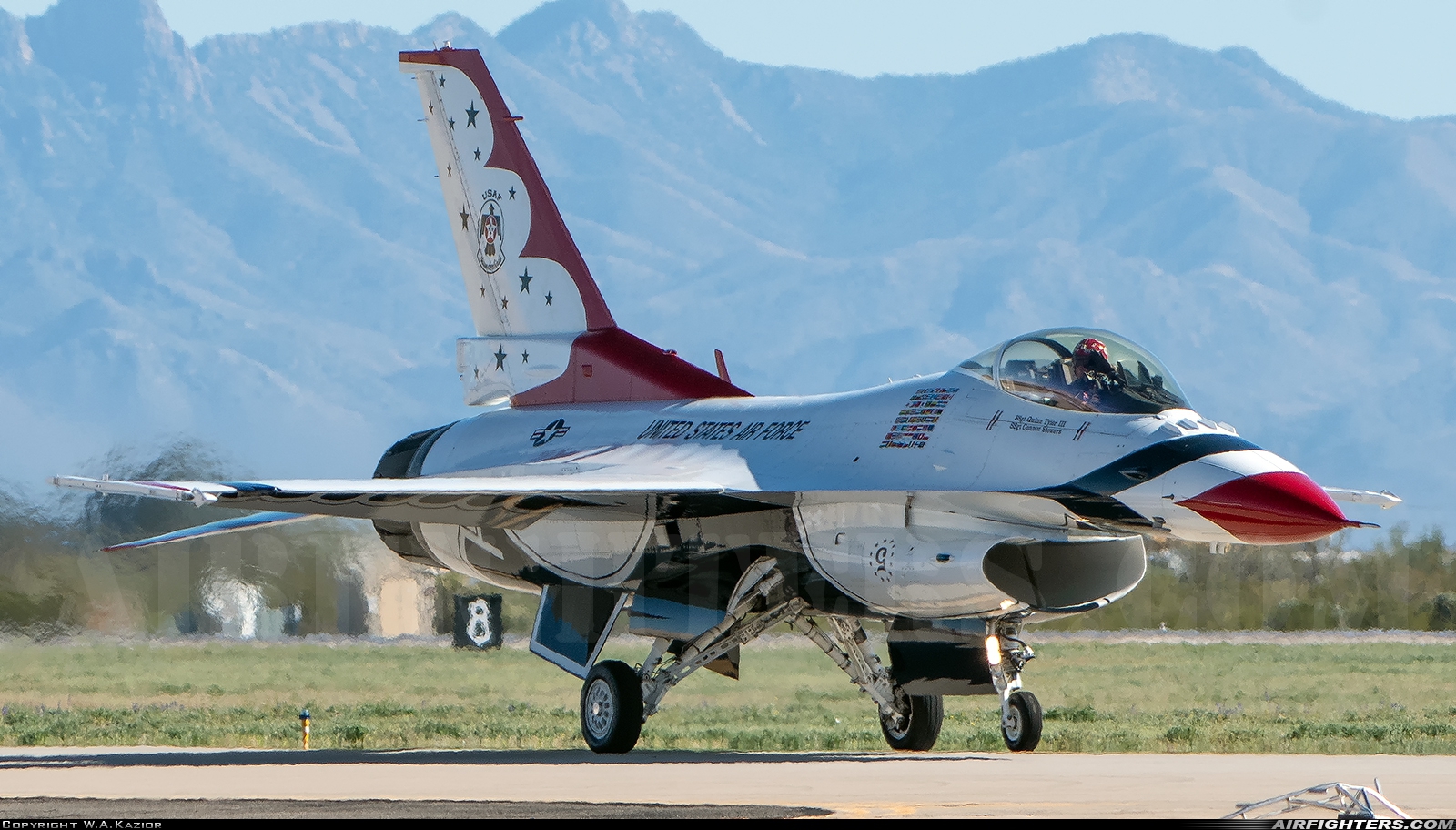 USA - Air Force General Dynamics F-16C Fighting Falcon 87-0331 at Tucson - Davis-Monthan AFB (DMA / KDMA), USA