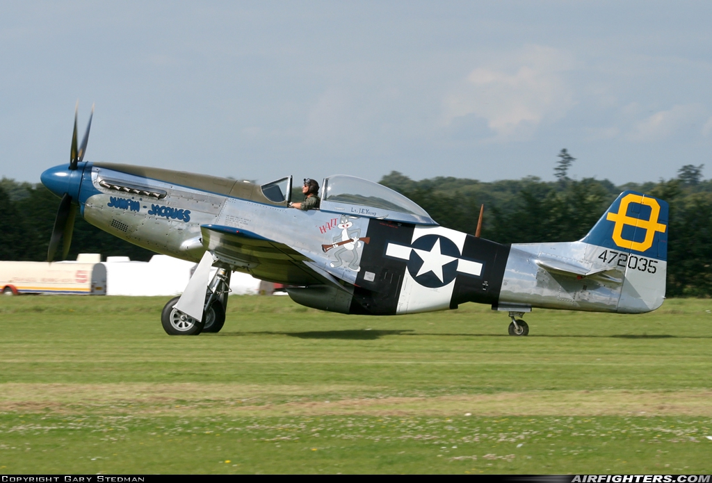 Private North American P-51D Mustang G-SIJJ at Off-Airport - Rougham, UK
